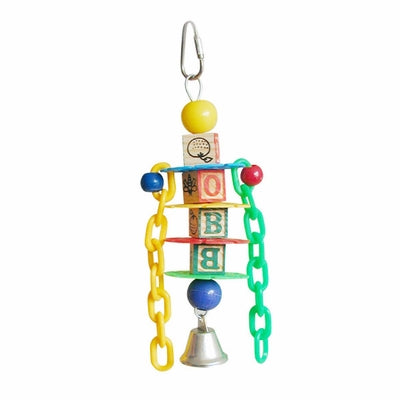 AE Cage Company Happy Beaks Petite Learning Blocks Assorted Bird Toy