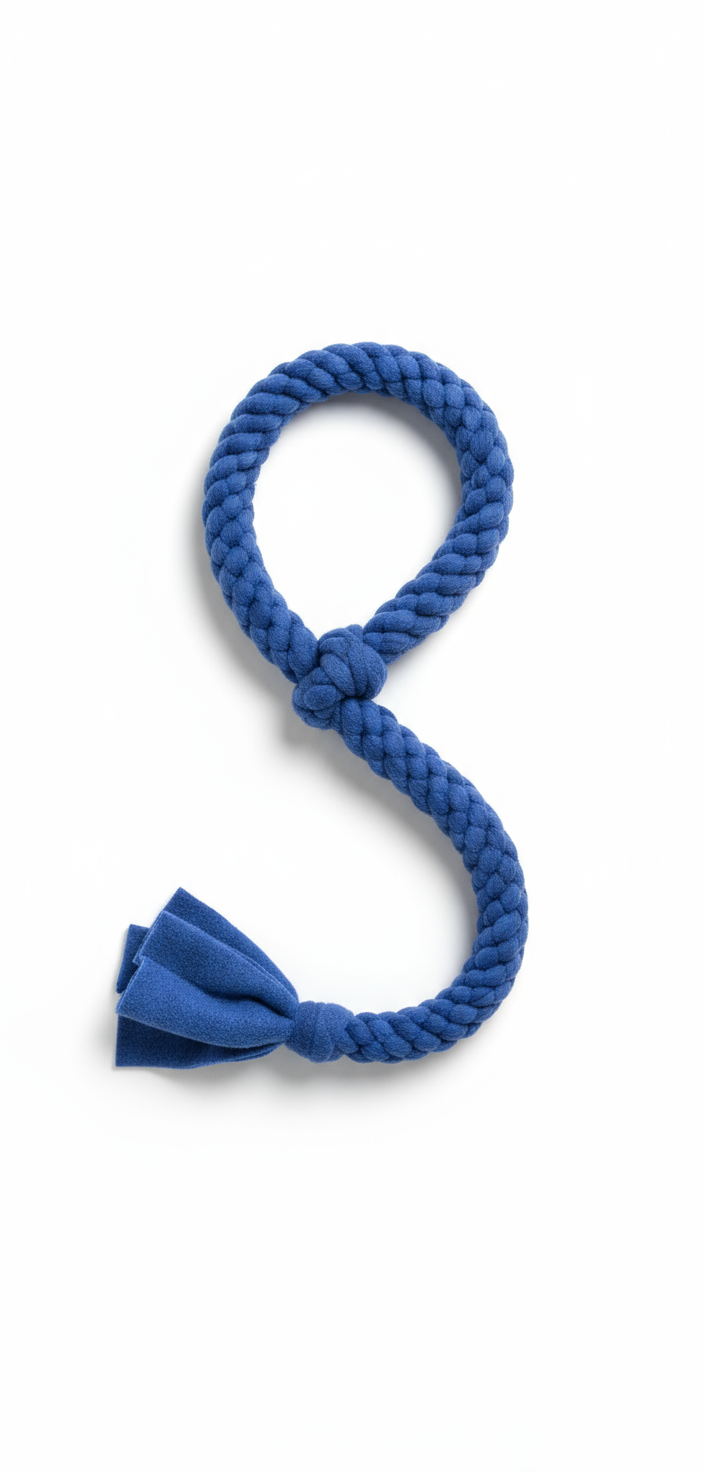 Large fleece pull toy - styled