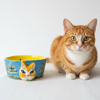 Special Custom Pet Bowls for small, medium and large size dogs and cats