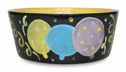 Birthday Bowl Design Stock Photo