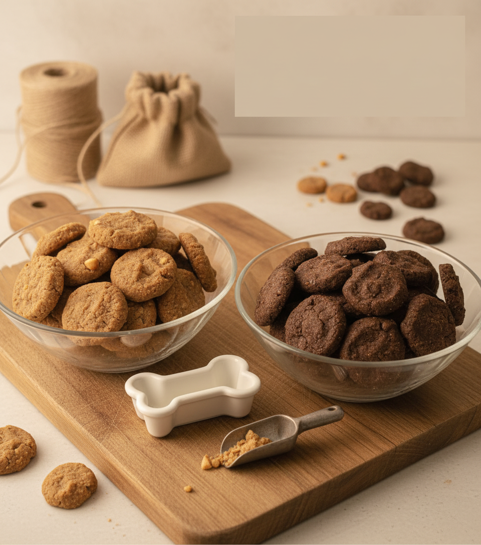 Peanut Butter and Carob Cookies Banner