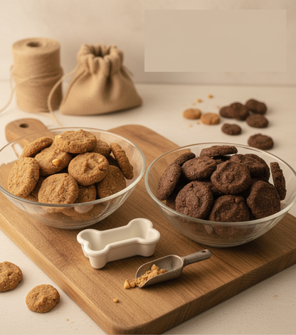 Peanut Butter and Carob Cookies Banner